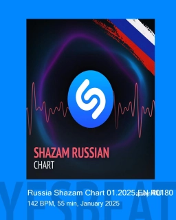 Russia Shazam Chart 01.2025 EN RU